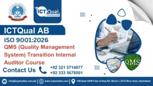 ICTQual ISO 9001:2026 QMS (Quality Management System) Transition Internal Auditor Course