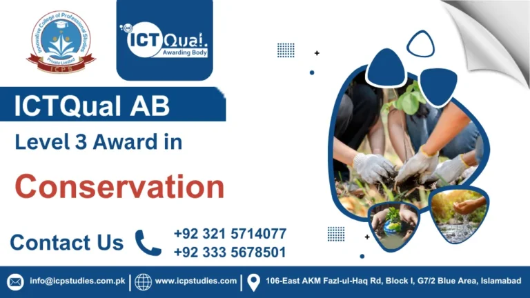 ICTQual Level 3 Award in Conservation