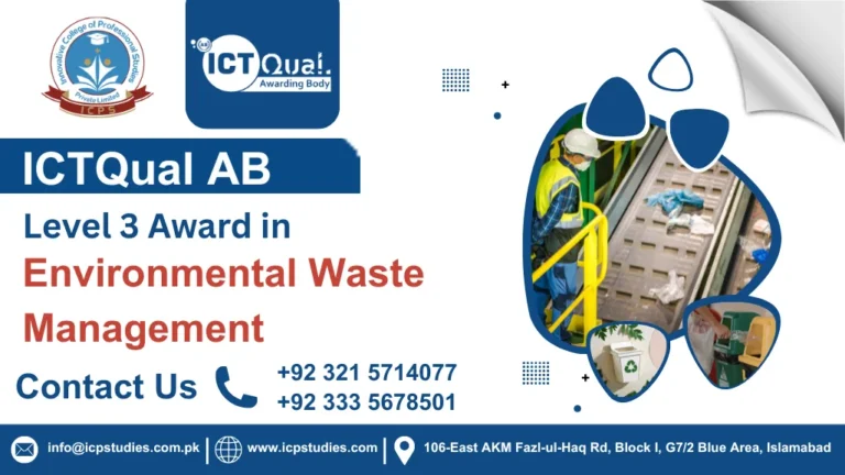 ICTQual Level 3 Award in Environmental Waste Management