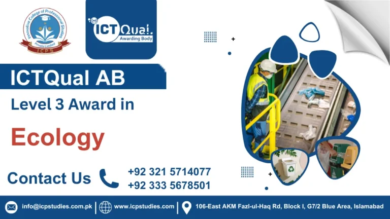 ICTQual level 3 Award in Ecology