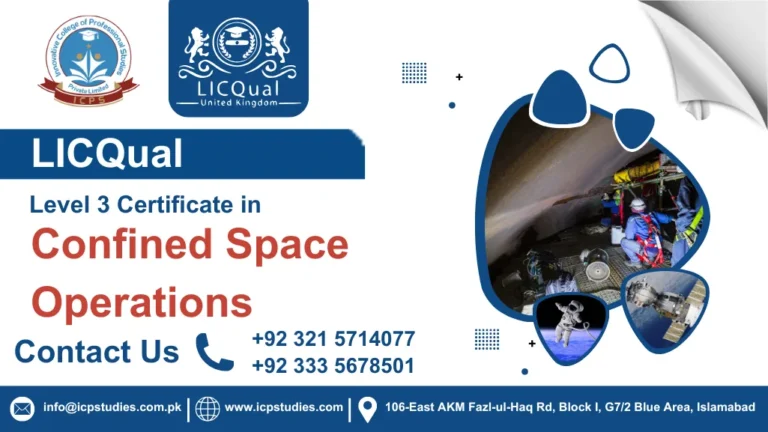 LICQual Level 3 Certificate in Confined Space Operations