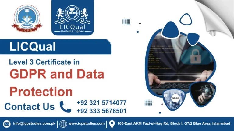 LICQual Level 3 Certificate in GDPR and Data Protection