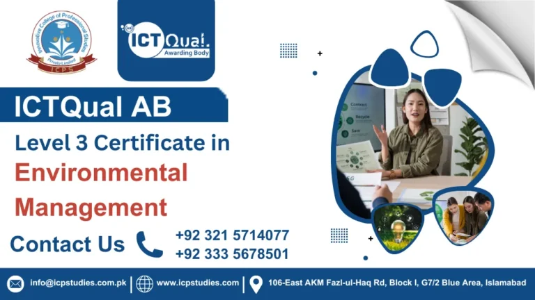 Level 3 Certificate in Environmental Management