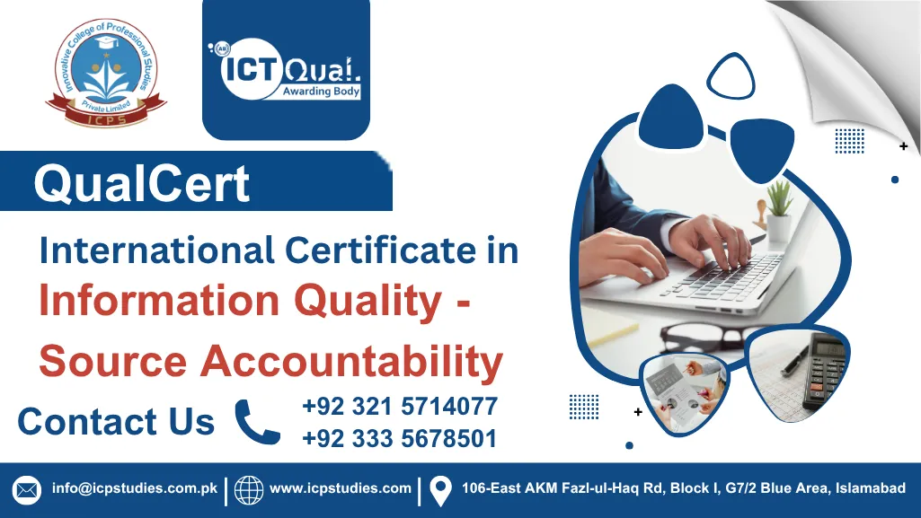QualCert International Certificate in Information Quality -Source Accountability