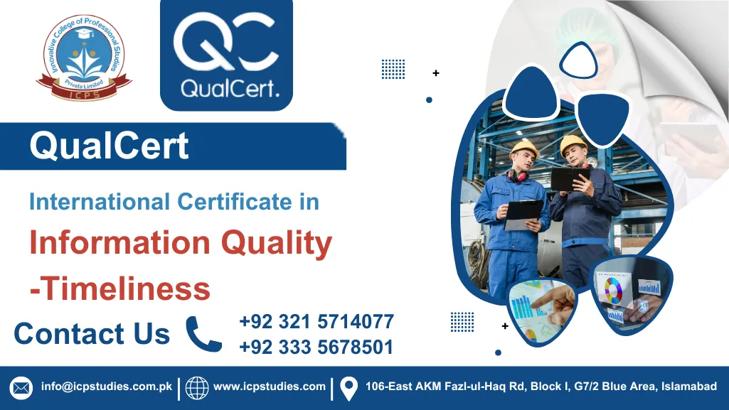 QualCert International Certificate in Information Quality -Timeliness
