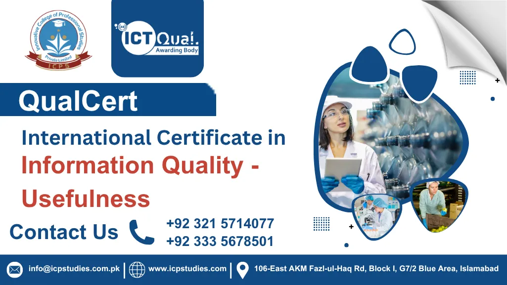 QualCert International Certificate in Information Quality -Usefulness