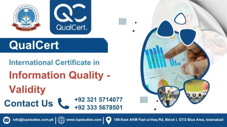 QualCert International Certificate in Information Quality -Validity