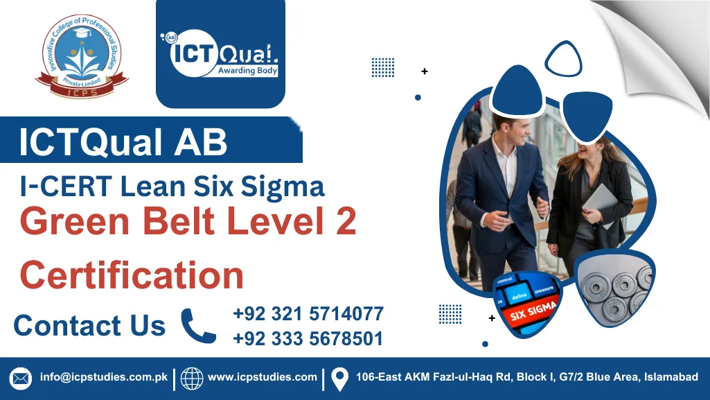I-CERT Lean Six Sigma Green Belt Level 2 Certification