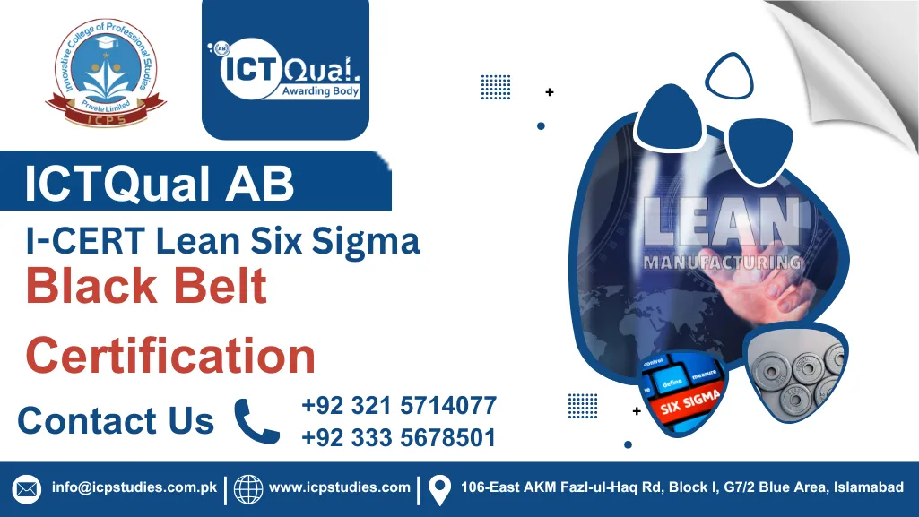 I-CERT Lean Six Sigma Black Belt Certification