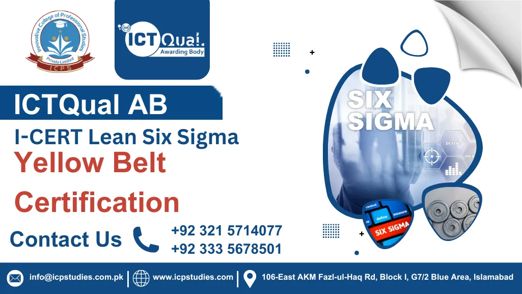 I-CERT Lean Six Sigma Yellow Belt Certification