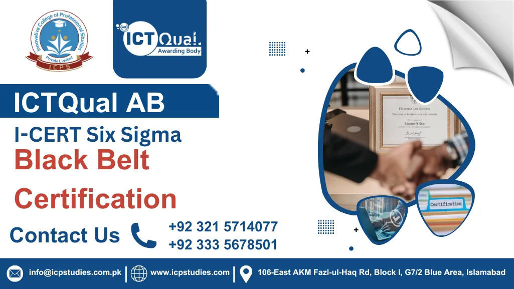 I-CERT Six Sigma Black Belt Certification