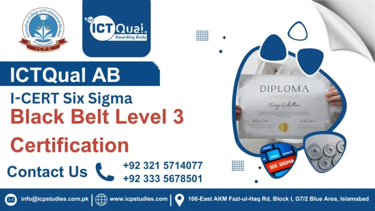 I-CERT Six Sigma Black Belt Level 3 Certification