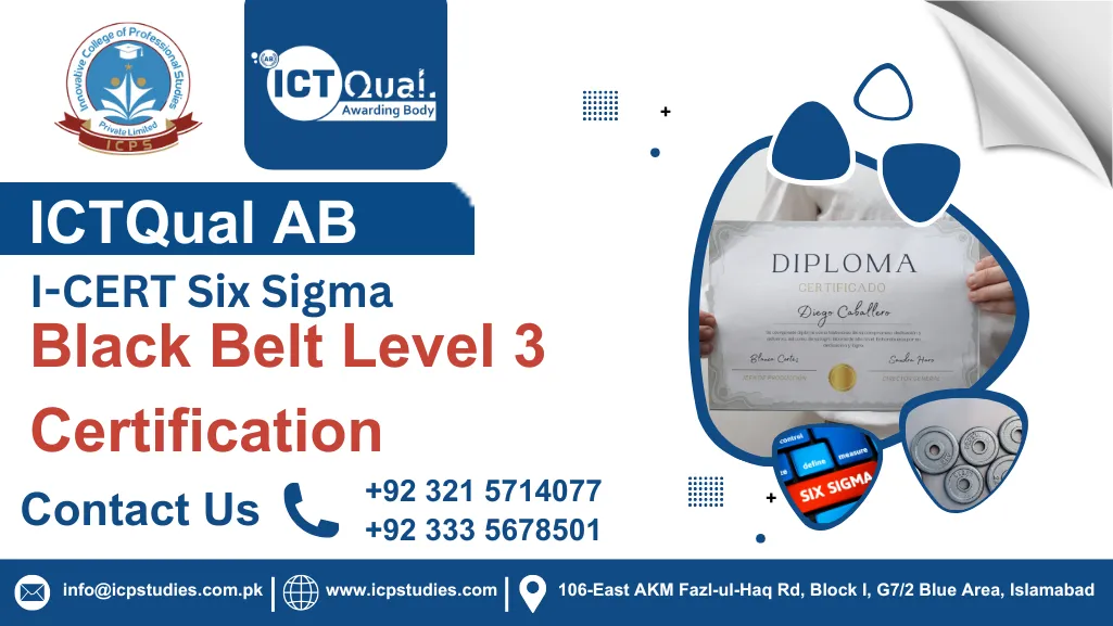 I-CERT Six Sigma Black Belt Level 3 Certification