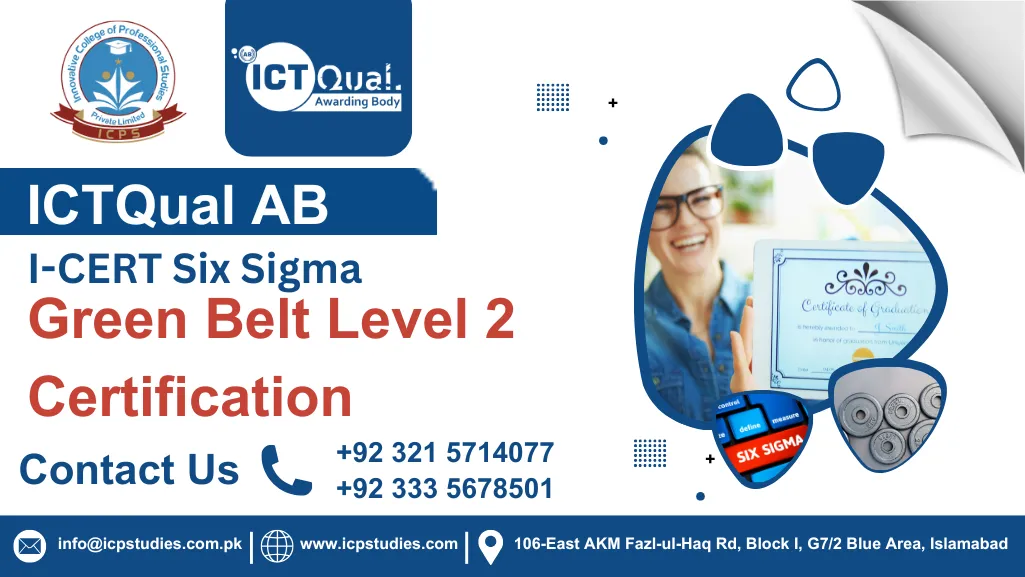 I-CERT Six Sigma Green Belt Level 2 Certification
