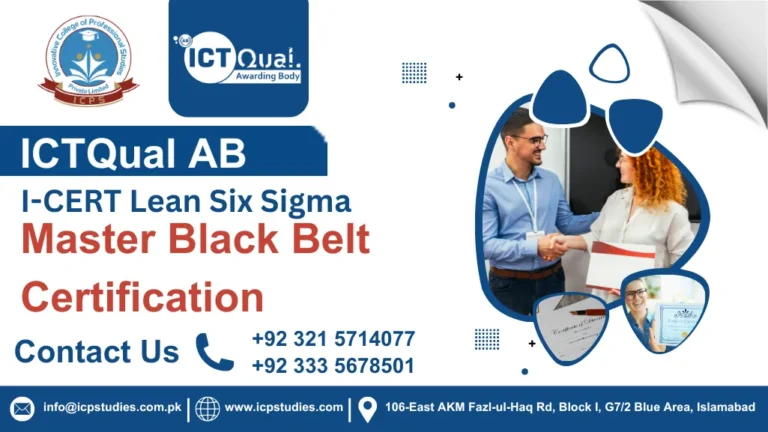 I-CERT Lean Six Sigma Master Black Belt Certification