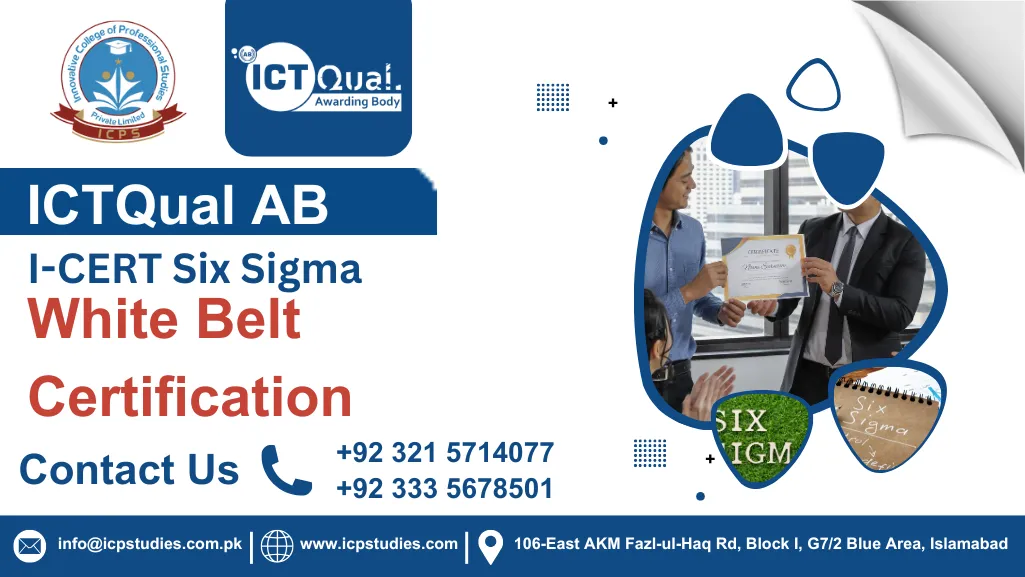 I-CERT Six Sigma White Belt Certification