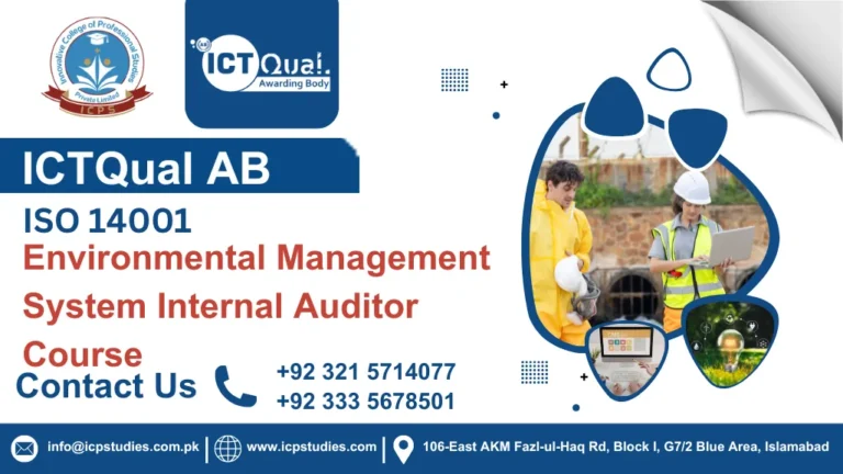 ICTQual ISO 14001 Environmental Management System Internal Auditor Course