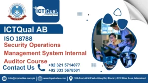 ICTQual ISO 18788 Security Operations Management System Internal Auditor Course