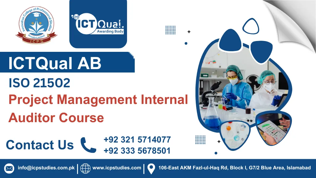 ICTQual ISO 21502 Project Management Internal Auditor Course