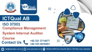 ICTQual ISO 37301 Compliance Management System Internal Auditor Course