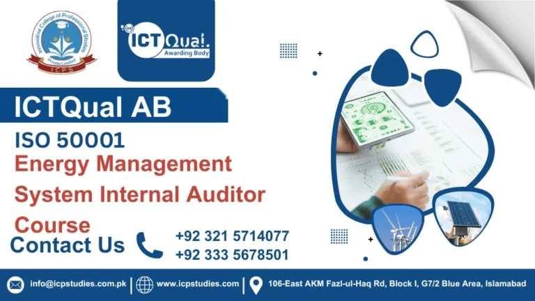 ICTQual ISO 50001 Energy Management System Internal Auditor Course