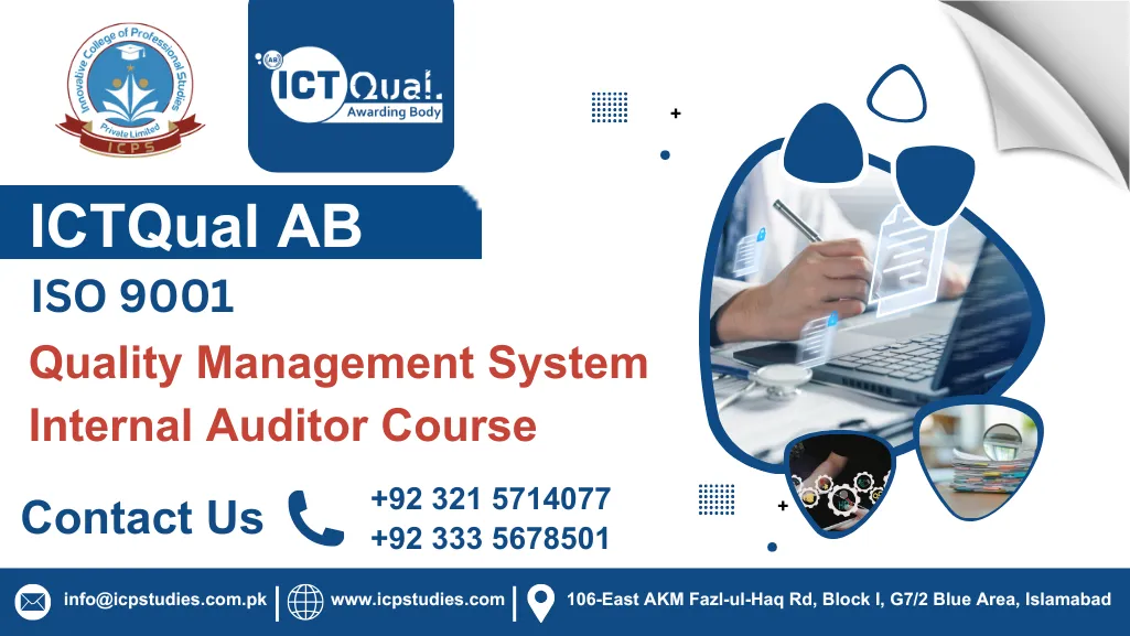 ICTQual ISO 9001 Quality Management System Internal Auditor Course