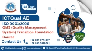 ICTQual ISO 9001:2026 QMS (Quality Management System) Transition Foundation Course