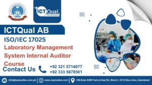 ICTQual ISO/IEC 17025 Laboratory Management System Internal Auditor Course