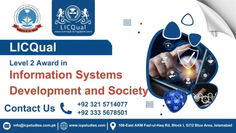 LICQual Level 2 Award in Information Systems Development and Society