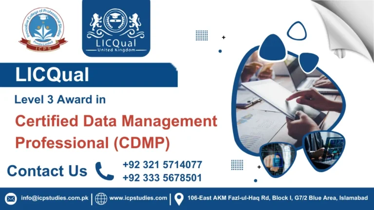 LICQual Level 3 Award in Certified Data Management Professional (CDMP)