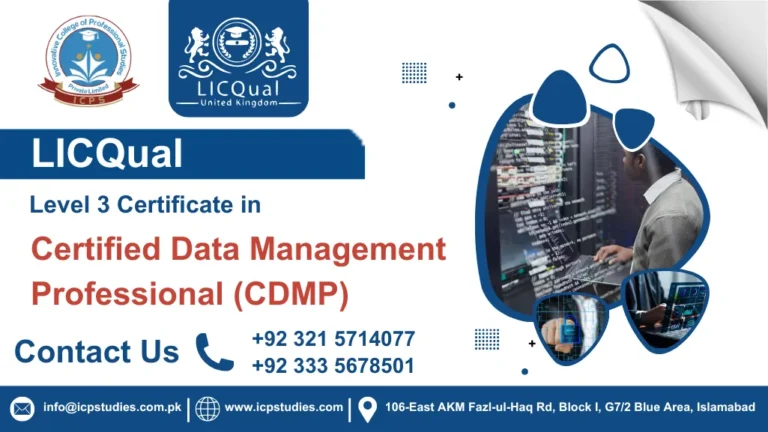 LICQual Level 3 Certificate in Certified Data Management Professional (CDMP)