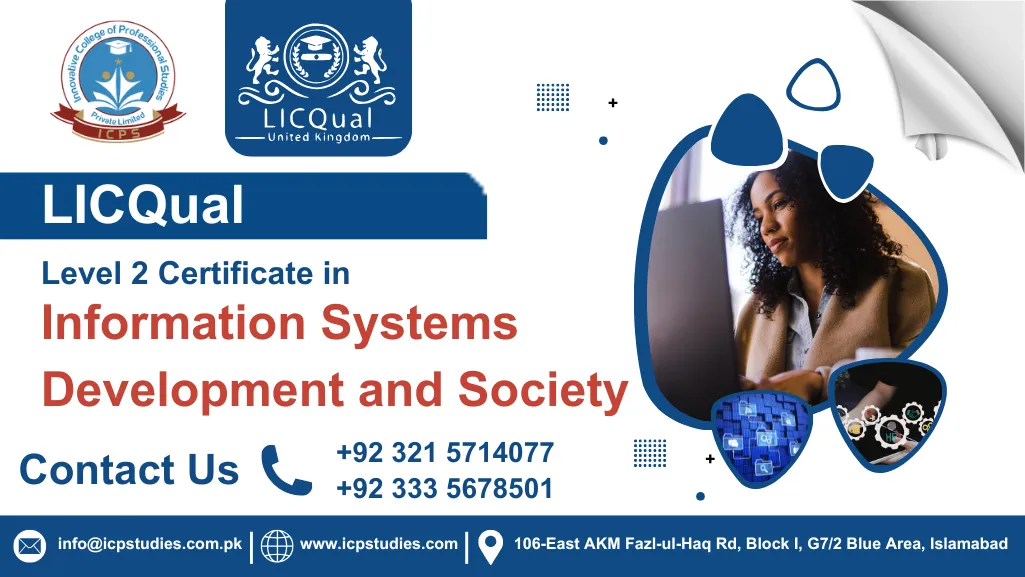 LICQual Level 2 Certificate in Information Systems Development and Society
