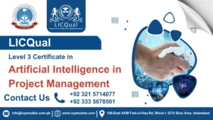 LICQual Level 3 Certificate in Artificial Intelligence in Project Management