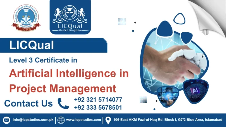 LICQual Level 3 Certificate in Artificial Intelligence in Project Management