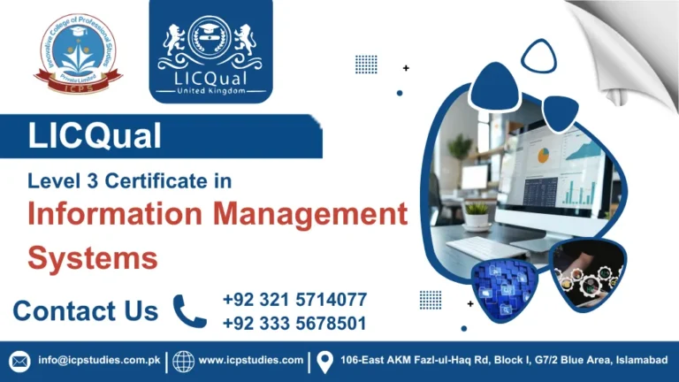 LICQual Level 3 Certificate in Information Management Systems