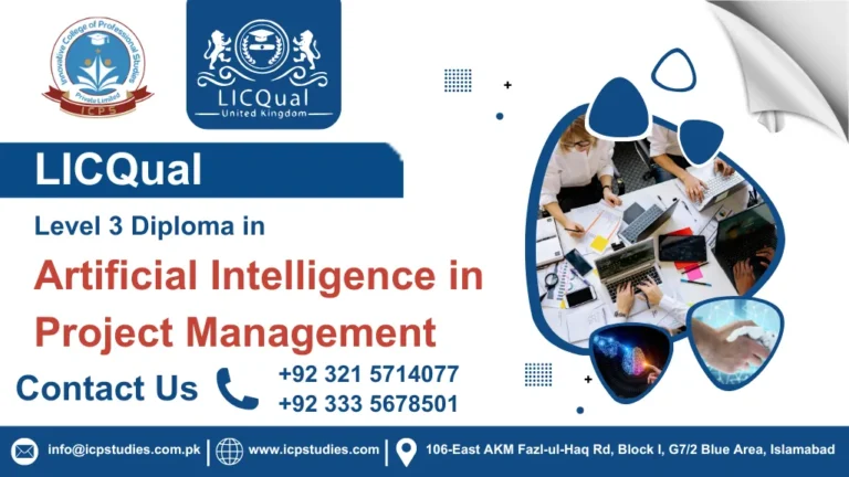 LICQual Level 3 Diploma in Artificial Intelligence in Project Management