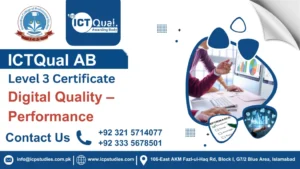 ICTQual AB Level 3 Certificate in Digital Quality – Performance