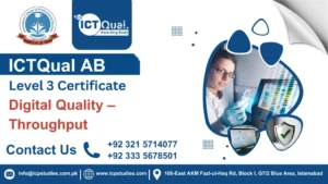 ICTQual AB Level 3 Certificate in Digital Quality – Throughput