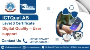 ICTQual AB Level 3 Certificate in Digital Quality – User controlICTQual AB Level 3 Certificate in Digital Quality – User control