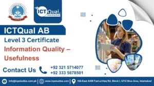 ICTQual AB Level 3 Certificate in Information Quality – Usefulness