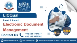 LICQual Level 1 Award in Electronic Document Management