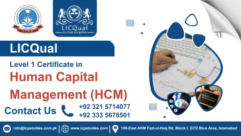 LICQual Level 1 Certificate in Human Capital Management (HCM)