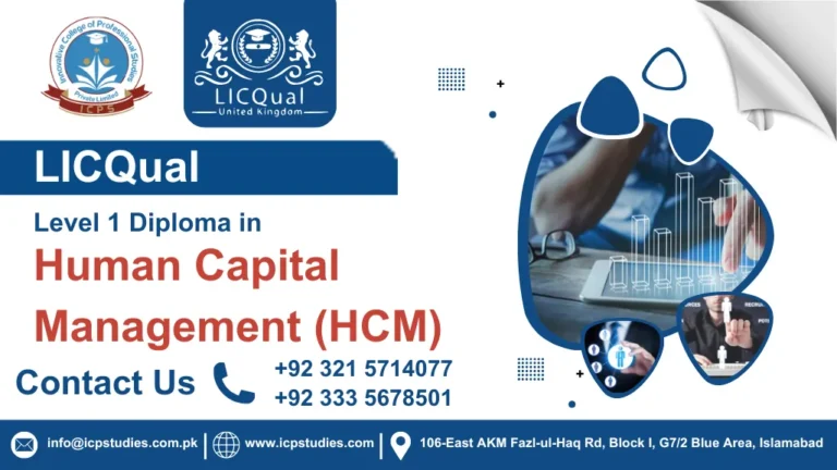 LICQual Level 1 Diploma in Human Capital Management (HCM)
