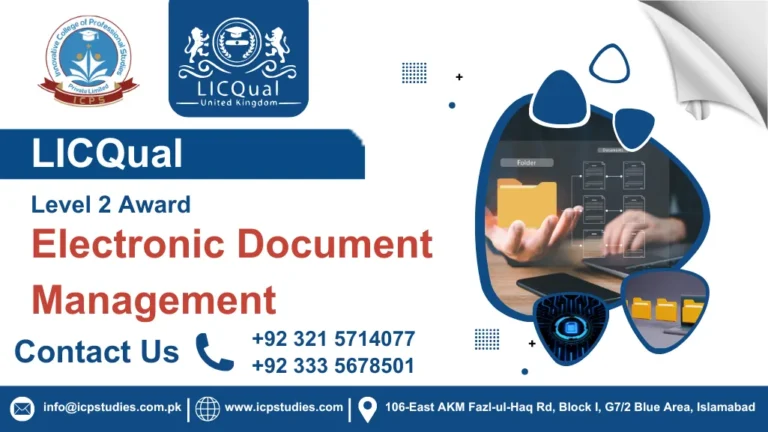 LICQual Level 2 Award in Electronic Document Management