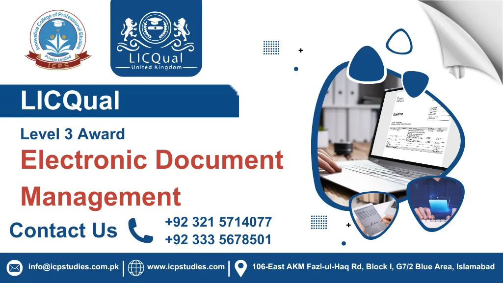 LICQual Level 3 Award in Electronic Document Management