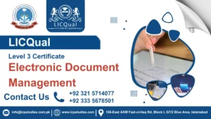 LICQual Level 3 Certificate in Electronic Document Management