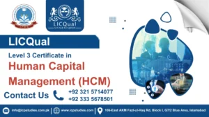 LICQual Level 3 Certificate in Human Capital Management (HCM)