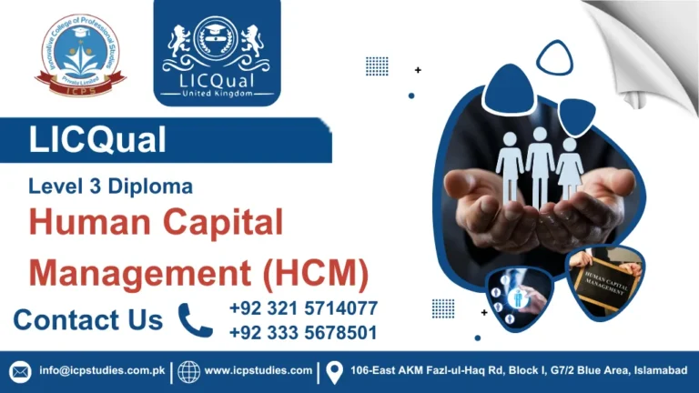 LICQual Level 3 Diploma in Human Capital Management (HCM)