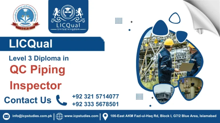 LICQual Level 3 Diploma in QC Piping Inspector
