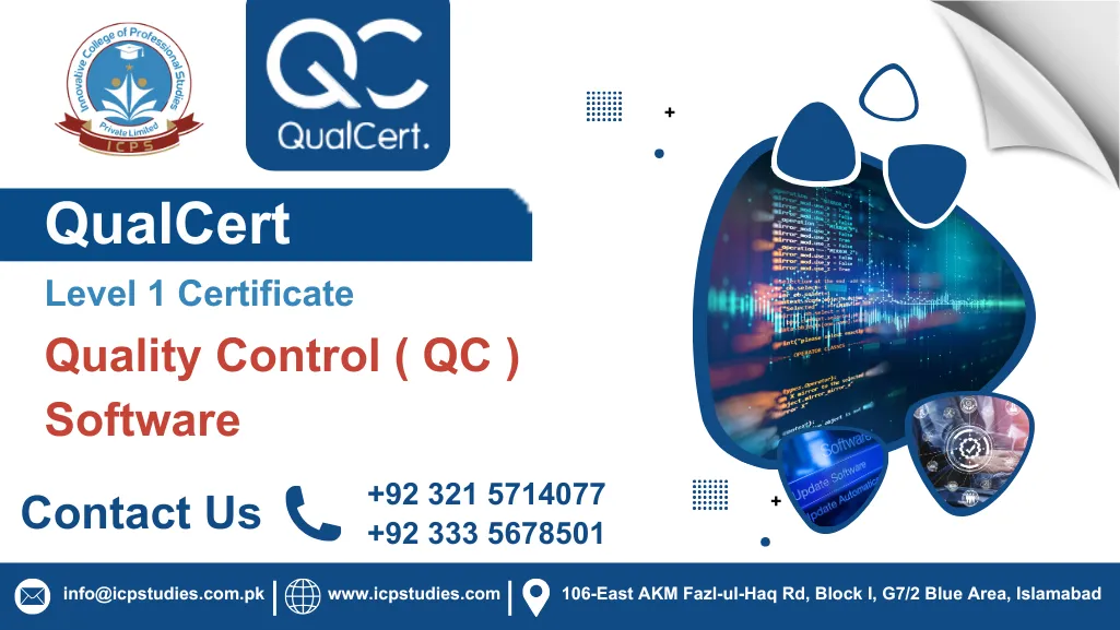 QualCert Level 1 Certificate in Quality Control ( QC ) Software